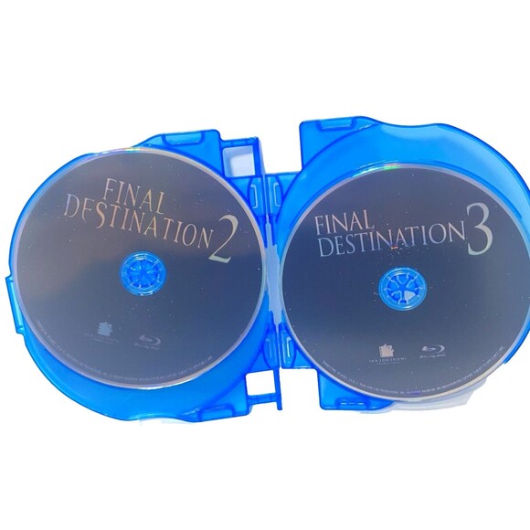Final Destination Blu-ray Disc DVD Movies, 1,2, and 3, Set with Carry Case, GUC - Picture 3 of 3